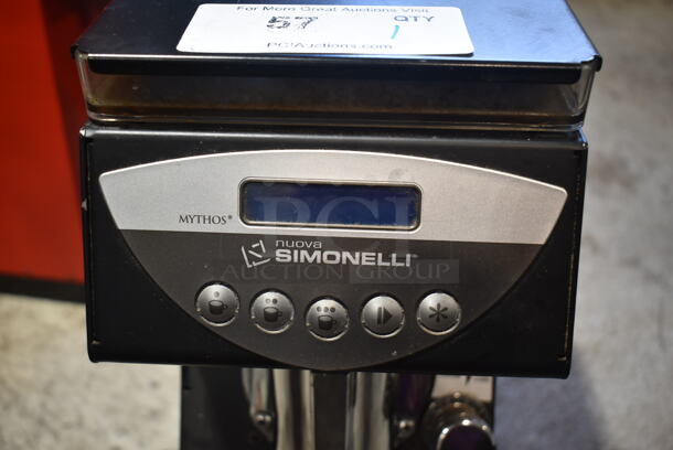 2015 Nuova Simonelli Mythos LS Metal Commercial Countertop Espresso Bean Grinder. 110-120 Volts, 1 Phase. Tested and Working! - Image 3 of 7