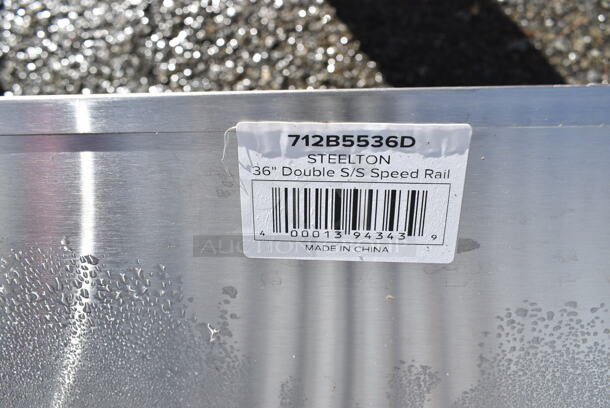 2 BRAND NEW SCRATCH AND DENT! Stainless Steel Speedwells; 712B5536 Single and 712B5536D Double. 2 Times Your Bid! - Image 2 of 5