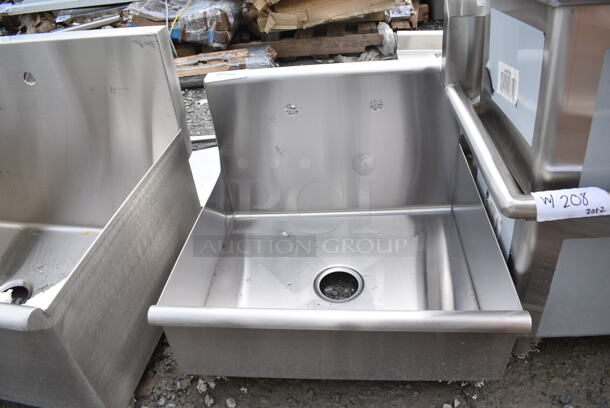 BRAND NEW SCRATCH AND DENT! Stainless Steel One Compartment Commercial Sink. No Legs.  - Image 1 of 3