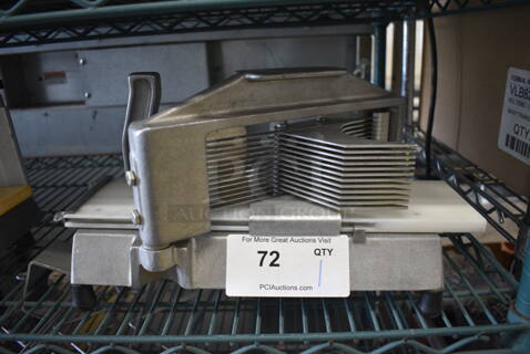 Metal Commercial Countertop Tomato Slicer. 15x7.5x9