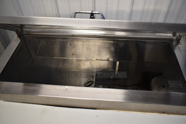 Stainless Steel Commercial Pizza Prep Table w/ Cutting Board. Tested and Does Not Power On - Image 7 of 9