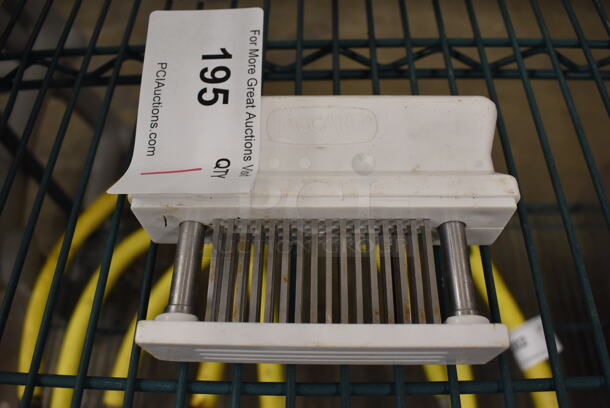 Jaccard White Poly Manual Meat Tenderizer. 6x2x4.5