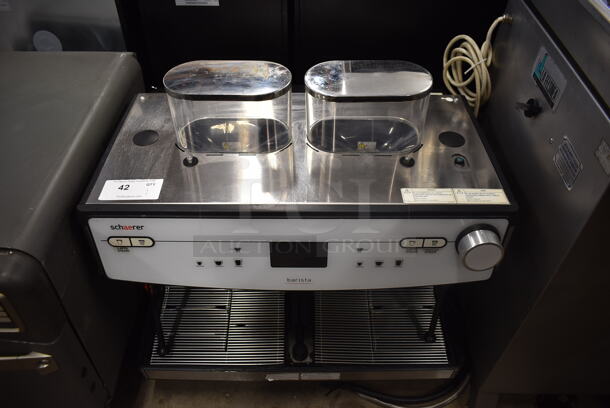 2018 Schaerer M 03 Commercial Stainless Steel Electric Countertop 2 Group Barista Espresso Machine. 208/240V. 