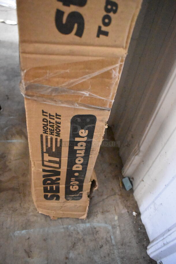 BRAND NEW SCRATCH AND DENT! 2023 ServIt 423SWTD60 60" High Wattage Double Strip Warmer with On/Off Toggle Controls and 3" Spacer. 120 Volts, 1 Phase. - Image 3 of 3
