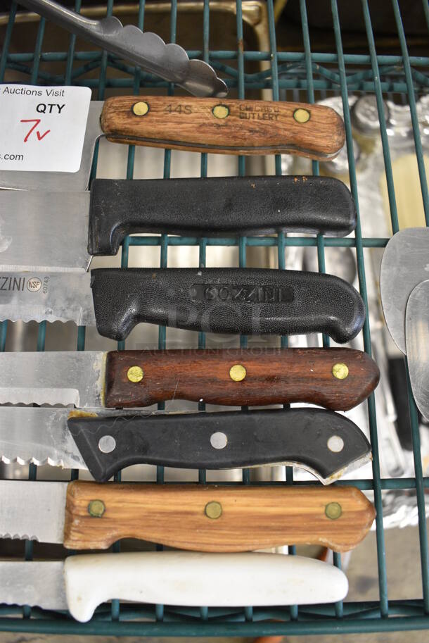 7 Various Metal Knives. Includes 13.5". 7 Times Your Bid! - Image 4 of 4