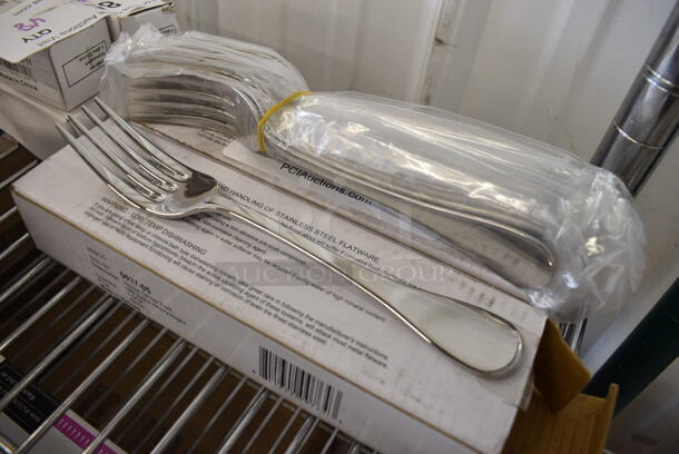 24 BRAND NEW IN BOX! Winco 0037-05 Stainless Steel Venice Dinner Forks. 7.5". 24 Times Your Bid! - Image 3 of 4
