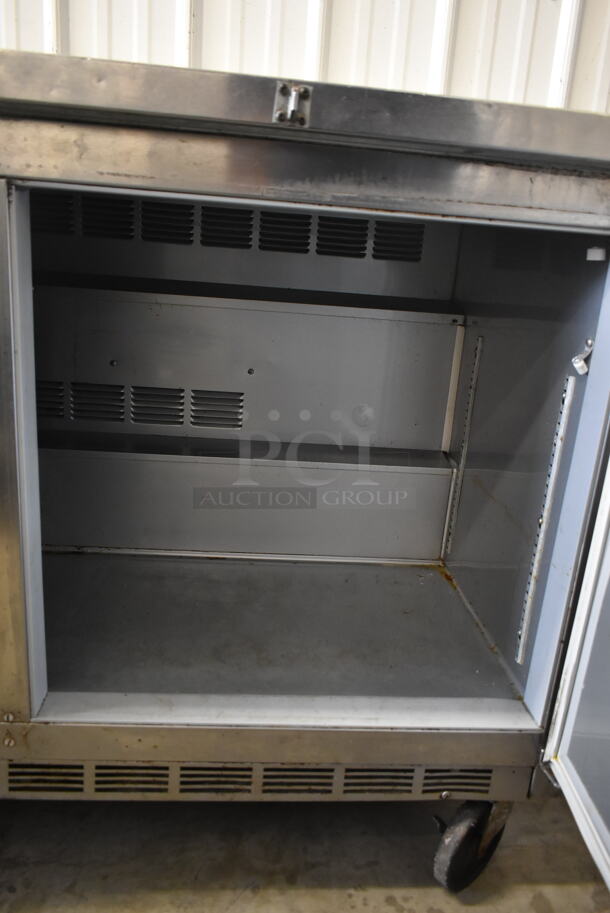 Beverage Air WTR60A Stainless Steel Commercial 2 Door Undercounter Cooler on Commercial Casters. 115 Volts, 1 Phase. Tested and Powers On But Does Not Get Cold - Image 7 of 7