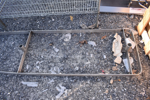 Metal Pot Rack. 96x22x6 - Image 2 of 3