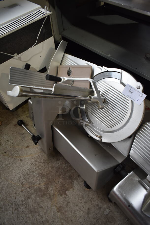 Bizerba SE 12 US Stainless Steel Commercial Countertop Meat Slicer. 120 Volts, 1 Phase. Tested and Working! - Image 2 of 5