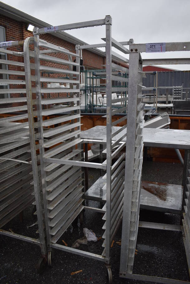 Metal Commercial Pan Transport Rack on Commercial Casters. 21x26.5x70.5 - Image 2 of 3