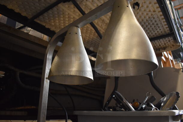 Eagle BW-2 Metal Commercial Countertop 2 Head Warming Lamp. 120 Volts, 1 Phase. 14x19x20 - Image 3 of 4