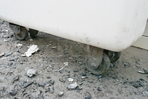 2 White Poly Ingredient Bin on Commercial Casters. 2 Times Your Bid! - Image 4 of 11