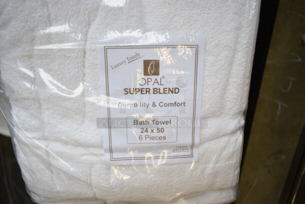2 BRAND NEW SCRATCH AND DENT! Bundles of Luxury Towels Opal Super Blend 24x50 Bath Towel. 2 Times Your Bid! - Image 4 of 6