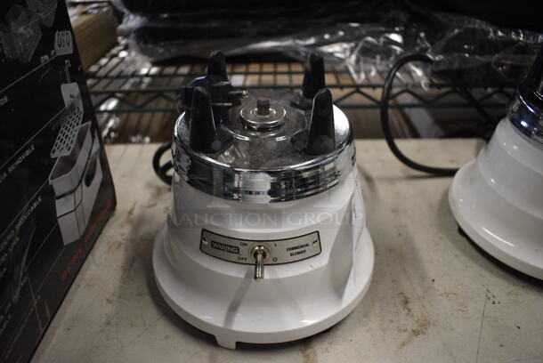 Waring Model 51BL32 Stainless Steel Commercial Countertop Blender Base. 120 Volts, 1 Phase. 7x7x7. Tested and Working!