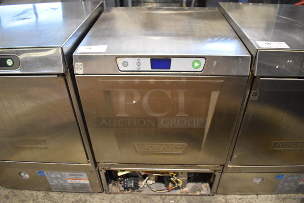 LATE MODEL! Hobart LXEH Stainless Steel Commercial Undercounter Dishwasher. 120/208-240 Volts, 1 Phase. 24x24.5x32.5