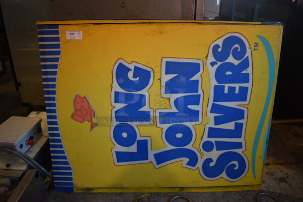 2 Long John Silver's Signs. 47x61. 2 Times Your Bid!