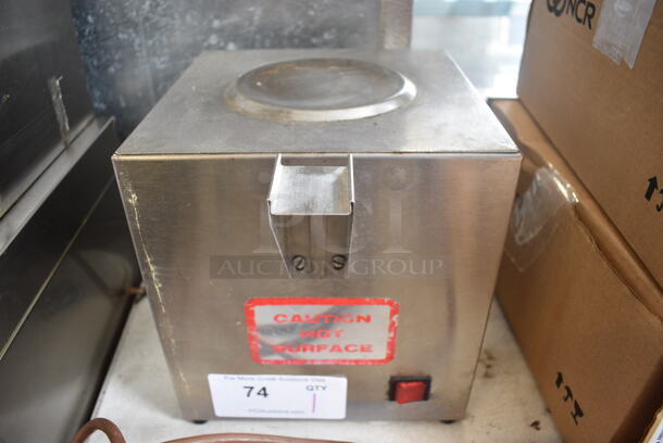 Curtis Model Times Your Bid! Stainless Steel Commercial Countertop Warmer Stand. 120 Volts, 1 Phase. 9x11.5x10. Cannot Test Due To Cut Power Cord
