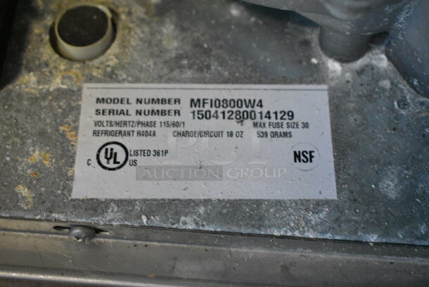Ice-O-Matic MFI0800W4 Stainless Steel Commercial Ice Head. 115 Volts, 1 Phase.  - Image 4 of 4