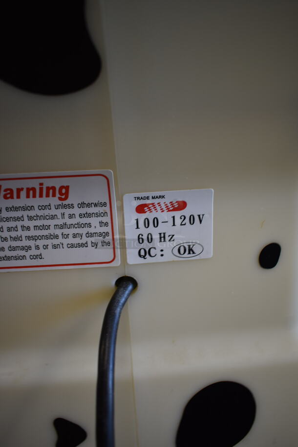 Global Bear PDOM-GRM Metal Commercial Countertop Ice Shaver. 110-120 volts, 1 Phase. Tested and Working! - Image 7 of 7