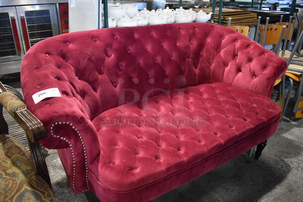 Pink Couch. 61x30x33.5 - Image 2 of 5