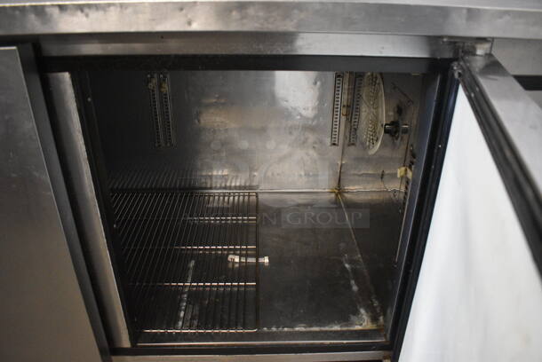 Turbo Air Model TPR-67SD Stainless Steel Commercial Pizza Prep Table on Commercial Casters. 115 Volts, 1 Phase. 67x33x44. Tested and Working! - Image 5 of 7