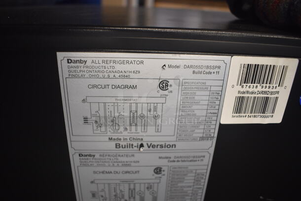 BRAND NEW SCRATCH AND DENT! Whynter DAR055D1BSSPR Metal Commercial Mini Cooler. 115 Volts, 1 Phase. 24x24x34.5. Tested and Working! - Image 7 of 8