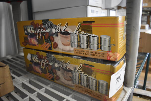 2 BRAND NEW IN BOX! Metal Countertop 4 Seasoning Shakers in Holder. 2 Times Your Bid! - Image 2 of 3