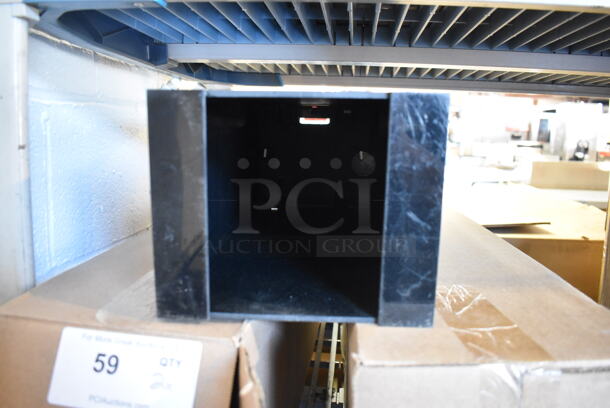 2 BRAND NEW IN BOX! Black Poly Napkin Dispensers. 2 Times Your Bid! - Image 4 of 5