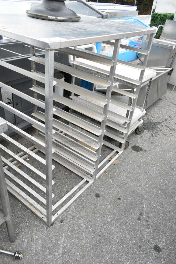 Metal Commercial Double Pan Rack.  - Image 2 of 3