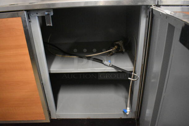Duke Model SUBP-72M Stainless Steel Commercial Counter w/ 3 Wood Pattern Doors. 72x30x40 - Image 6 of 8