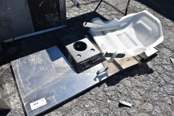 ALL ONE MONEY! Lot of Various Items Including Metal Lid. 50x21x1 - Image 2 of 5