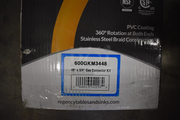 BRAND NEW IN BOX! Regency 48" Mobile Gas Connector Hose Kit - Image 3 of 3