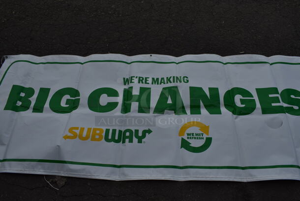 Subway We're Making Big Changes Banner. 94x36 - Image 3 of 3