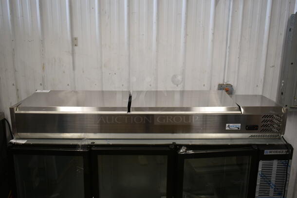 BRAND NEW SCRATCH AND DENT! Avantco 360CPT71 Stainless Steel Commercial Countertop Refrigerated Rail. 115 Volts, 1 Phase. Tested and Working! - Image 1 of 8