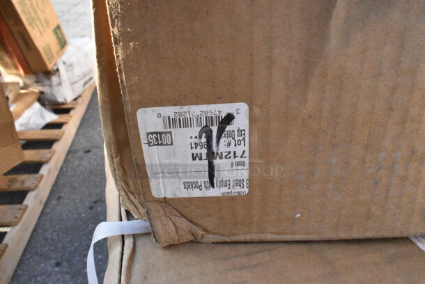 31 BRAND NEW Boxes Including 24 Box Medique 712MTM 3-Shelf Empty First Aid Cabinet with Pockets, QSB104CL Regency Clear Shelf Bin, 17 7/8" x 6 5/8" x 4" - 20/Case. 31 Times Your Bid!  - Image 7 of 12