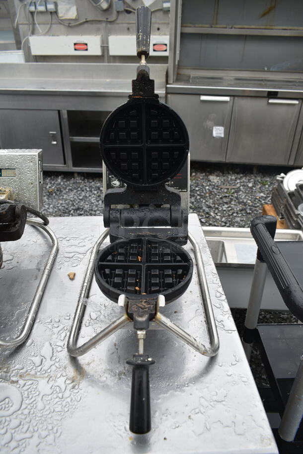 RT-P Stainless Steel Commercial Countertop Waffle Maker. 120 Volts, 1 Phase. Tested and Working! - Image 3 of 5