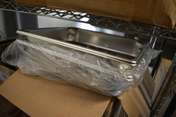 2 BRAND NEW IN BOX! Vollrath Stainless Steel 1/2 Size Drop In Bins. 1/2x2. 2 Times Your Bid! - Image 2 of 5
