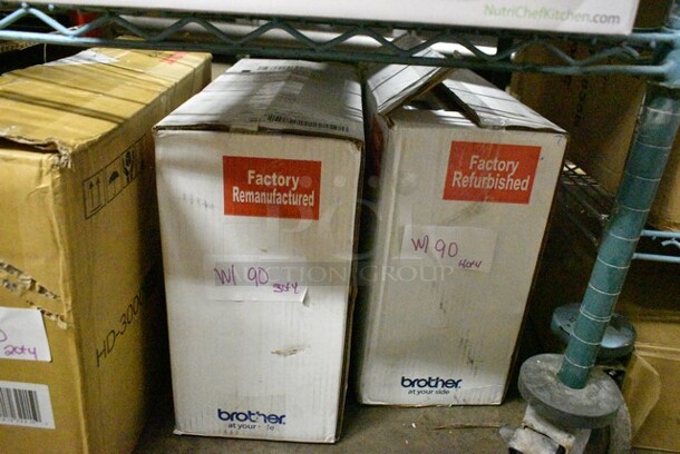4 Various Items Including 2 Brother PLX3817 Sewing Machine, Janomb HD-3000 Sewing Machine, Lexmark LEXMB3442ADW-Z Printer. 4 Times Your Bid!  - Image 2 of 12
