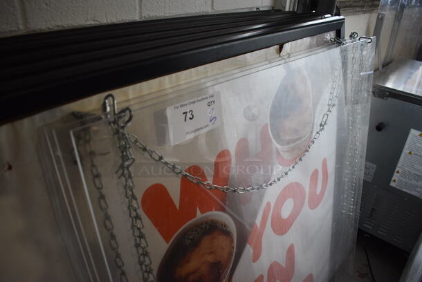 3 Clear Poly Panes. 36x48.5. 3 Times Your Bid! - Image 2 of 2