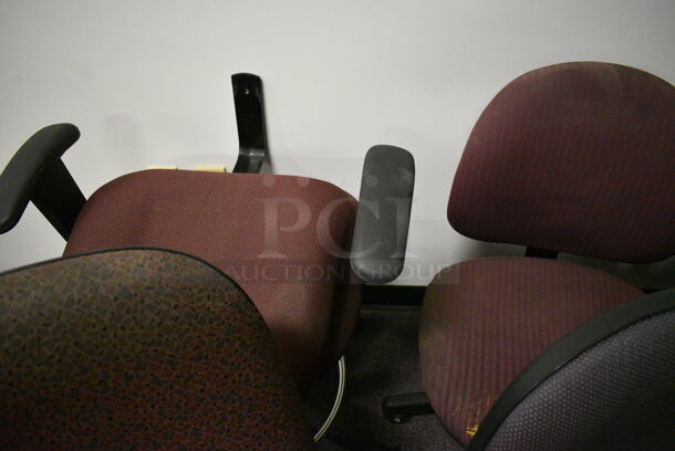  6 office chairs in a variety of colors.  6 Times Your Bid! (Main Building) - Image 3 of 6