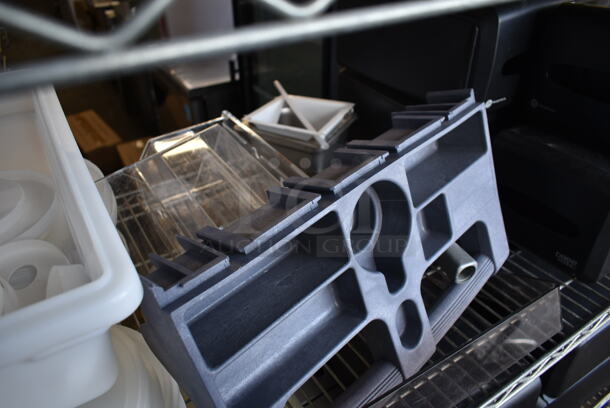 ALL ONE MONEY! Metro Lot of Various Items Including Poly Drop In Bins, Napkin Dispensers and Mop Heads. Shelving Unit Not Included. - Image 9 of 9