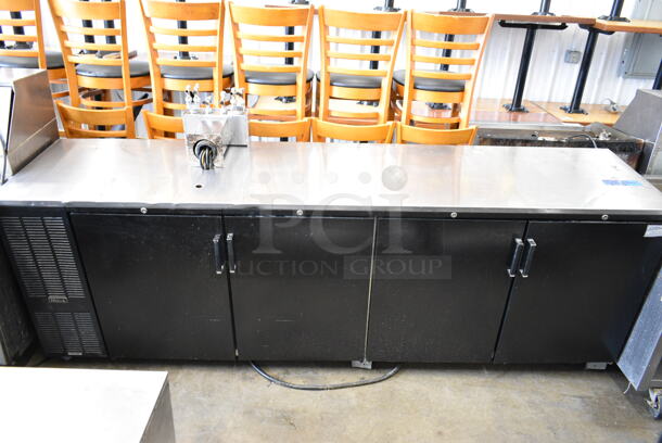 Perlick BS108 Metal Commercial Direct Draw Kegerator w/ 6 Tap Beer Tower on Commercial Casters. 115 Volts, 1 Phase. Tested and Powers On But Does Not Get Cold - Image 1 of 9