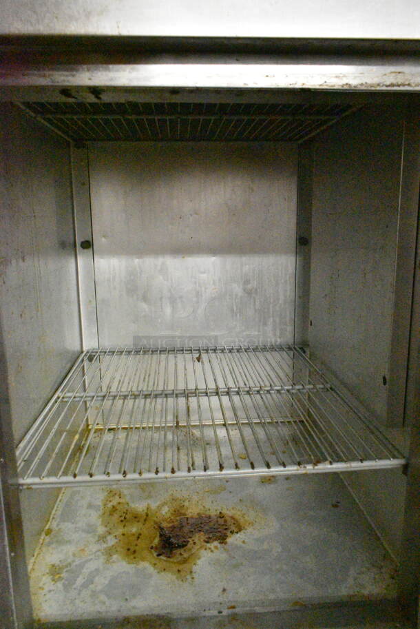 Traulsen G10000 Stainless Steel Commercial 2 Half Size Door Reach In Cooler on Commercial Casters. 115 Volts, 1 Phase. Tested and Powers On But Does Not Get Cold - Image 5 of 7