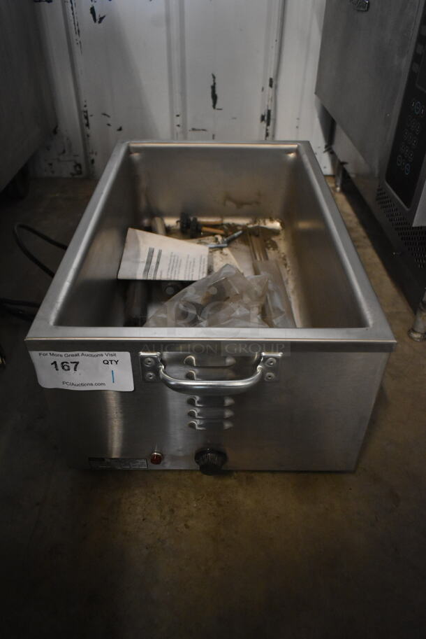 Nemco 6055-S Stainless Steel Commercial Countertop Electric Powered Food Warmer. 120 Volts, 1 Phase. Tested and Working!