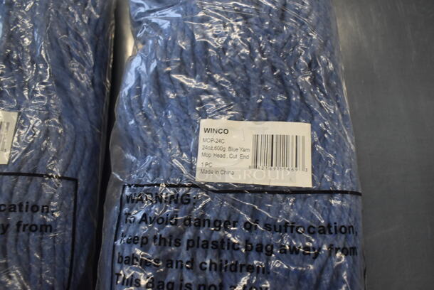 2 BRAND NEW! Winco MOP-24C Mop Heads. 6x2x17. 2 Times Your Bid! - Image 3 of 3