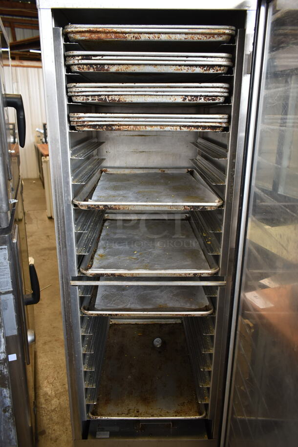 Win-holt HP451-A18CDNF Metal commercial Heated Holding Cabinet w/ 14 Baking Pans on Commercial Casters. 120 Volts, 1 Phase. Tested and Working! - Image 4 of 5