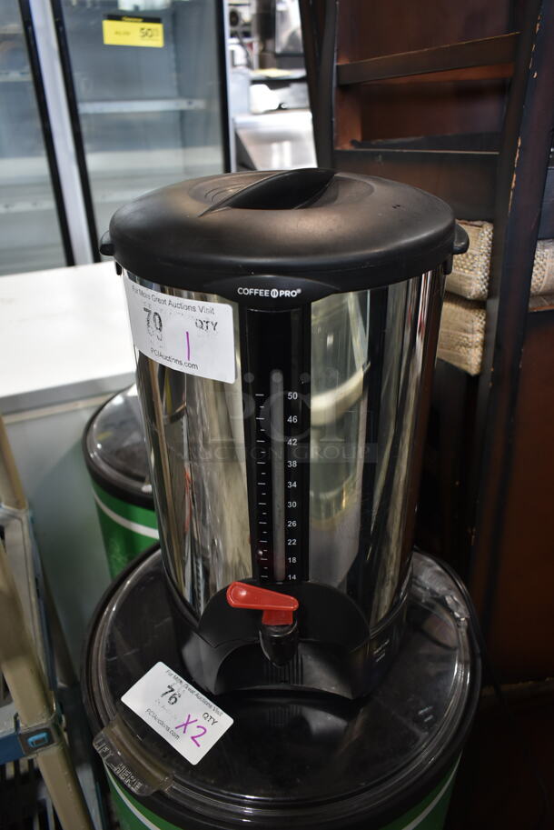 Coffee Pro CP50 Metal Countertop Coffee Maker. 120 Volts, 1 Phase. 