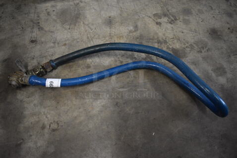 Blue Gas Hose. 68"