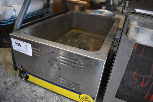 Adcraft Model RDFW-1200NP Stainless Steel Commercial Countertop Food Warmer. 120 Volts, 1 Phase. 14.5x23x9. Tested and Working! - Image 3 of 4