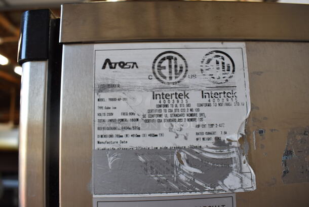 Atosa YR800-AP-261 Stainless Steel Commercial Ice Head on Commercial Bin. 230 Volts, 1 Phase. 42x32x78 - Image 5 of 5